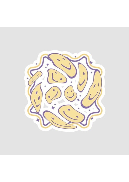 Gülen Yüzler Tasarımlı Sticker