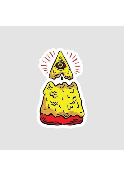 Illuminati Pizza Sticker