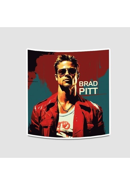 Brad Pitt Tasarımlı Sticker
