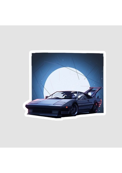 Cizeta Superspor Otomobil Tasarımlı Sticker