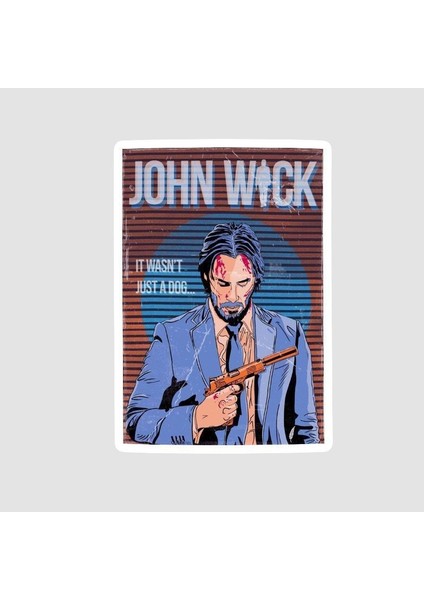 John Wick Tasarımlı Sticker