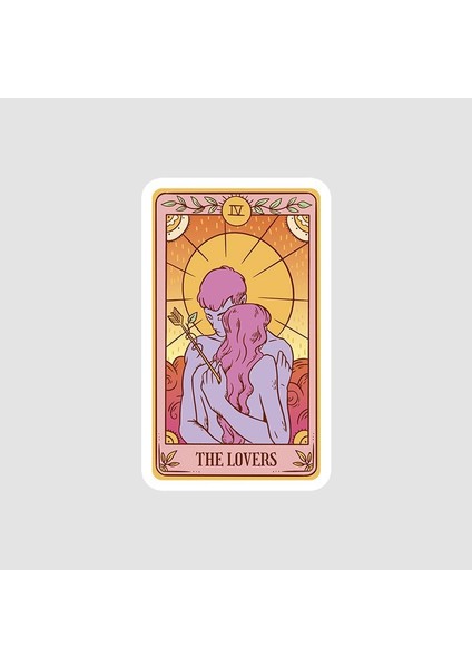 The Lovers Tasarımlı Sticker