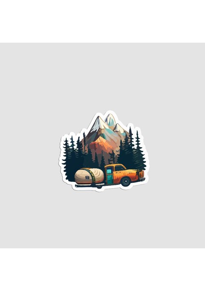 Doğaya Dönüş Temalı Sticker