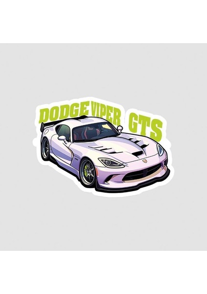 Dodge Viper Gts Tasarımlı Sticker