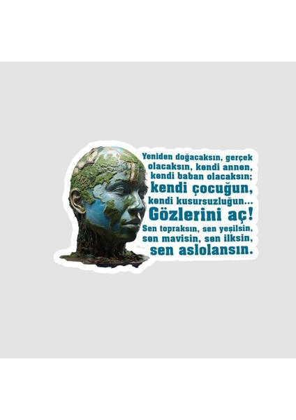 Alejandro Jodorowsky Gözlerini Aç Sözler Serisi Laptop Sticker
