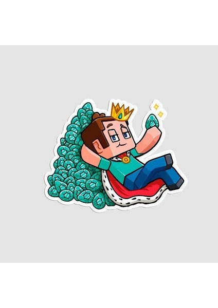 Minecraft Bonus Laptop Sticker