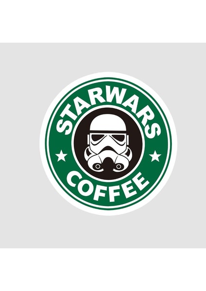 Starwars Coffee Tasarımlı Sticker