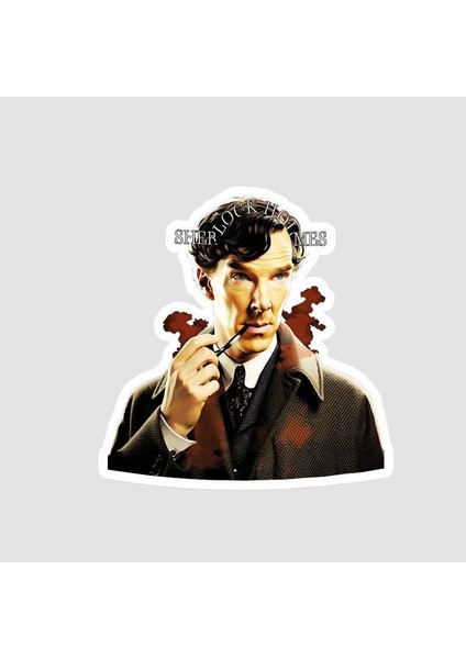 Sherlock Tasarımlı Sticker
