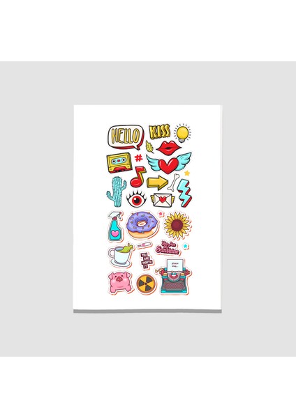 Sunshine Yetişkin Sticker Seti