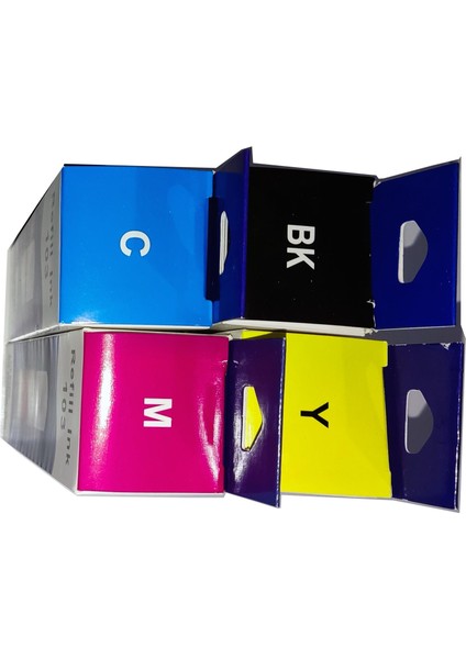 For Epson Ecotank L6290 Mürekkep Muadil Set 4 Renk Takım
