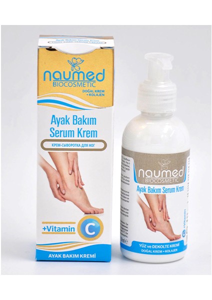 Yoğun Nemlendirici Doğal Ayak Bakım Kremi + Kolajen