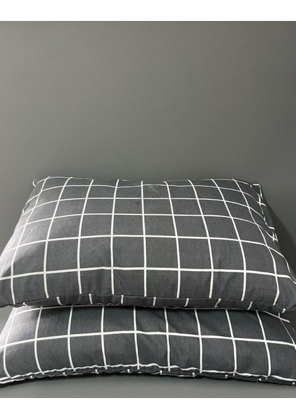 Pamuklu 2 Adet 50X70 Fermuarlı Yastık Kılıfı