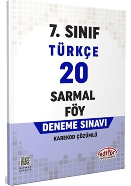 7. Sınıf Türkçe 20 Sarmal Föy Deneme