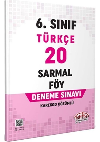 6. Sınıf Türkçe 20 Sarmal Föy Deneme