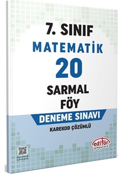 7. Sınıf Matematik 20 Sarmal Föy Deneme