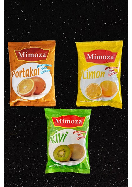 C Vitaminli Grip Çayı Sıcak Toz Içecek Oraleti Portakal Limon Kivi Kış Meyve Çayı 3lü Set 750 Gram.