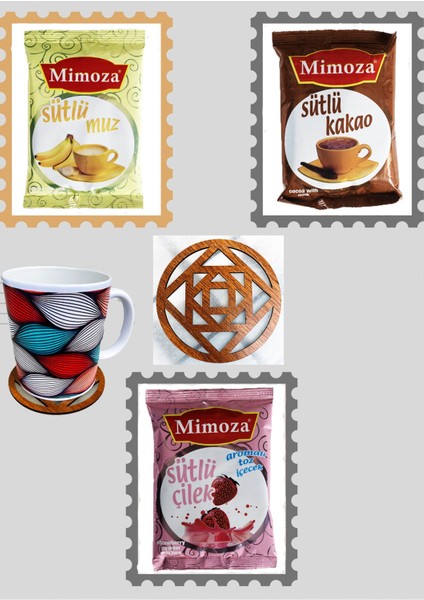 Sıcak Toz Içecek Oraleti Kış Meyve ve Kafe Çayı Sıcak Milk Shake 3lü Set