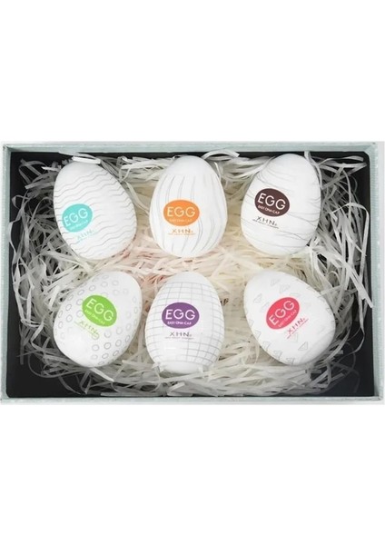 Ada Marketing 6 Adet Mastürbatör Suni Vajina Yumurta Erkekler Için Egg