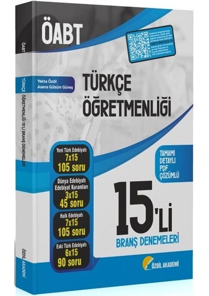 ÖABT Türkçe Öğretmenliği 15'li Deneme