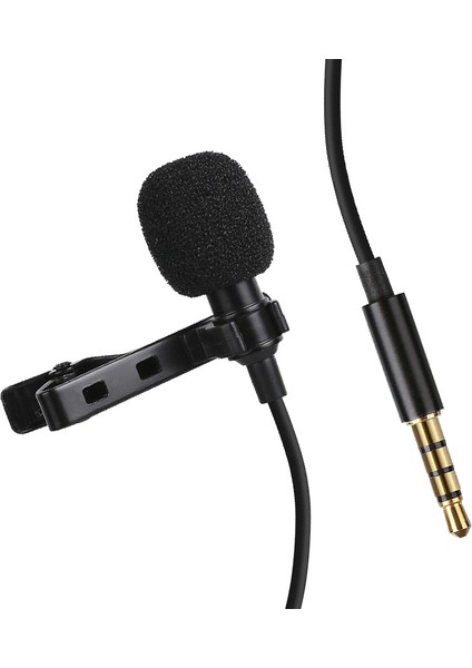 Magıcvoıce JH-043 3.5 mm Girişli Kablolu Youtuber Yaka Mikrofon (4738)