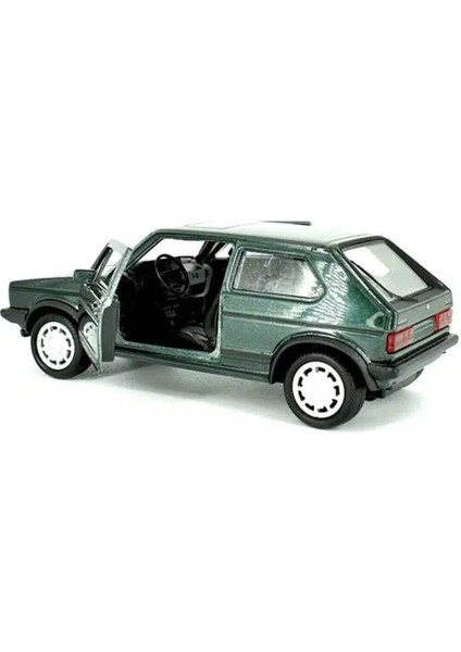 Volkswagen Golf Gti Mk1 Klasik Araba 1:34 Ölçek Model Açılış Kapıları Lisanslı Ürün Yeşil