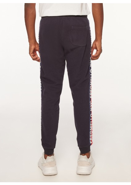 Lastikli Bel Slim Fit Lacivert Erkek Eşofman Altı FM23W06PF indirimleri