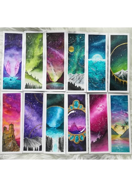 Renk Paletler 4'lü Set (Delikli Vidalı/ 5X17CM/ Karışık Teknikler Için)