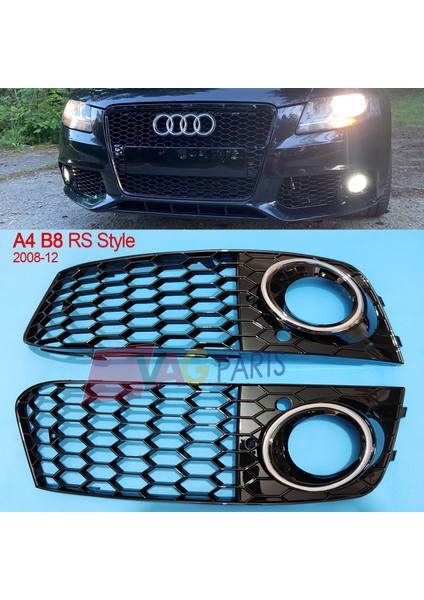 A4 B8 Bal Peteği Sis Farı Izgarası - A4 B8 Baklava Dilim Izgara