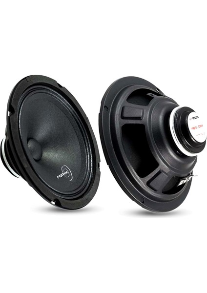For-X XMD-1020N Oto Mıdrange 20CM 180W Kapaklı 2 Adet