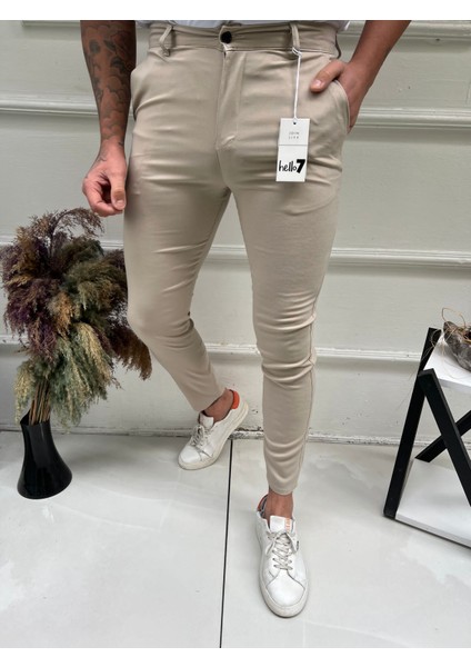 Erkek Slimfit Kesim Kumaş Pantolon