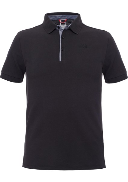 The North Face M Premıum Polo Pıquet-Eu Siyah Erkek T-Shirt NF00CEV4KX71