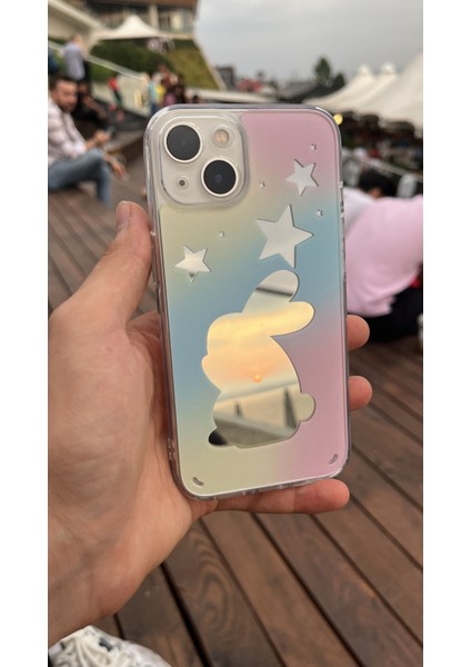 Aynalı Tavşan Kapak Apple iPhone 15 Pro Max fiyatları