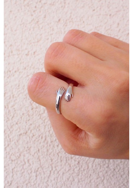 Romantik Aşk Sarılma Yüzüğü Ayarlanabilir Yüzük