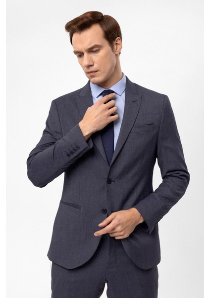 Slimfit Armürlü Takım Elbise indirimleri