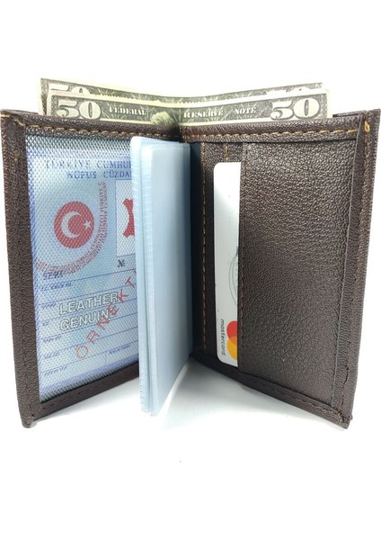 Hediye Kutulu Şık Deri Cüzdan Kartlık ve Kağıt Para Bölmeli fiyatları