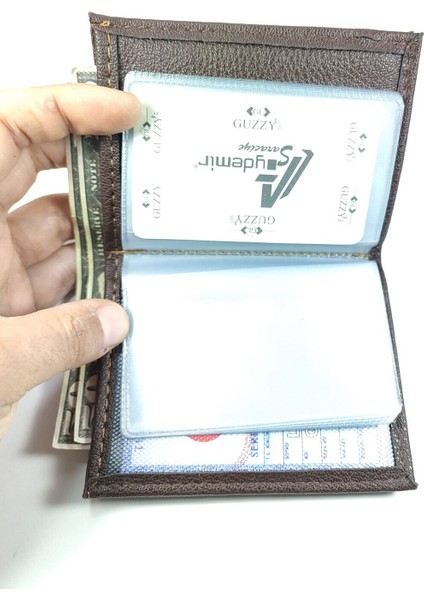 Hediye Kutulu Şık Deri Cüzdan Kartlık ve Kağıt Para Bölmeli modelleri