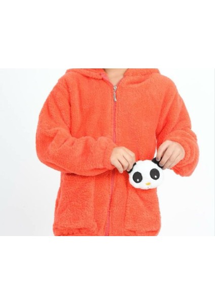 Kız Çocuk Kapüşonlu Polar Mont İlkbahar & Kış modelleri