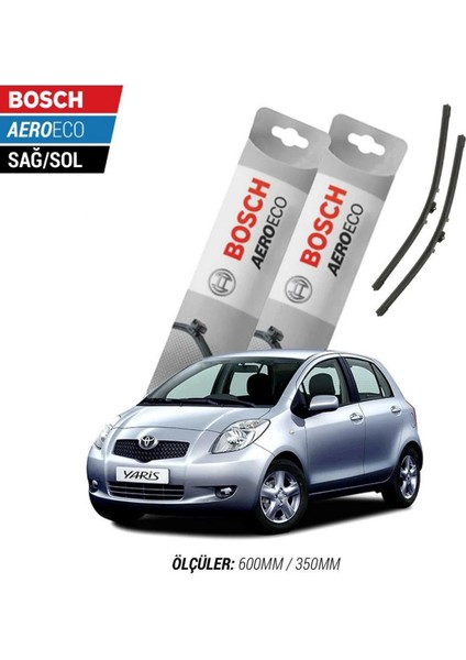 Toyota Yaris 2010 Model Bosch Aeroeco Muz Silecek Takımı