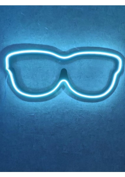 Sanec Gözlük Neon Tabela Gözlükçü Neon LED Dekoratif Duvar Aydınlatması Neon Duvar Dekorasyonu