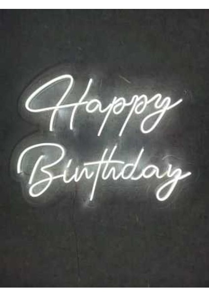 Sanec Happy Birthday Doğum Günü Neon Yazı Tabela Dekoratif Işık Organizasyon Arka Plan Aydınlatma Neon fiyatları