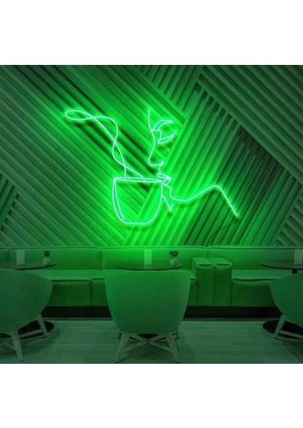 Sanec Kahve Coffee Neon LED Tabela Kafe Dekorasyon