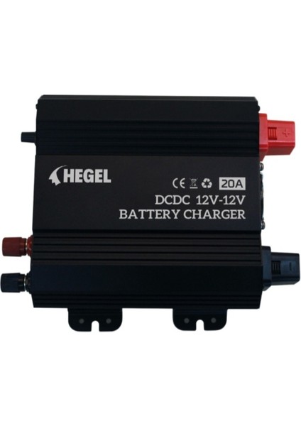 20 Amper Dc-Dc Charger Aküden Aküye Şarj Cihazı 20A 12/24V Hegel