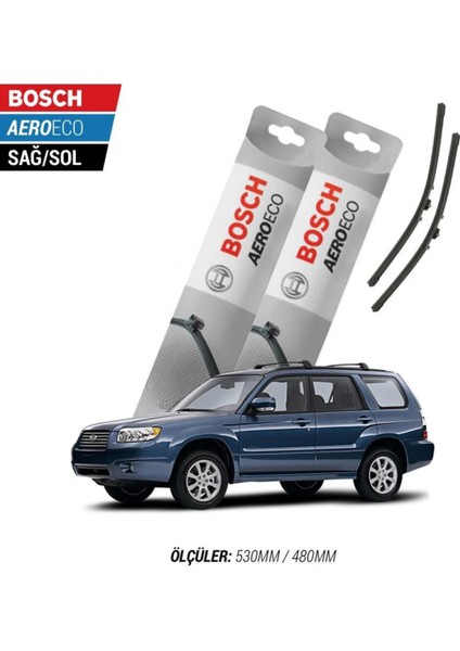 Subaru Forester 1998 Model Bosch Aeroeco Muz Silecek Takımı