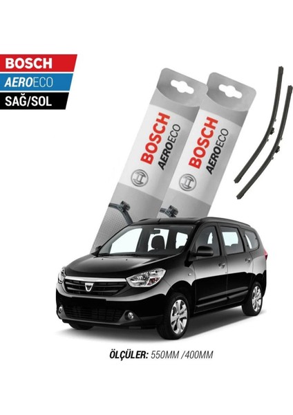 Dacia Lodgy 2014 Model Bosch Aeroeco Muz Silecek Takımı