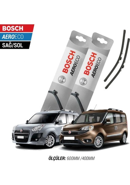 Fiat Doblo 2016 Model Bosch Aeroeco Muz Silecek Takımı