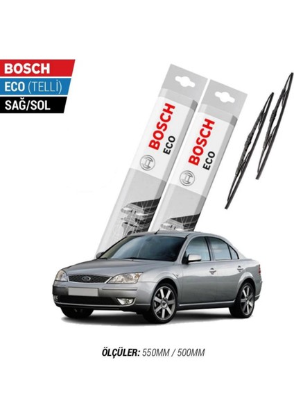 Ford Mondeo 2002 Model Silecek Takımı Bosch Eco (Telli)