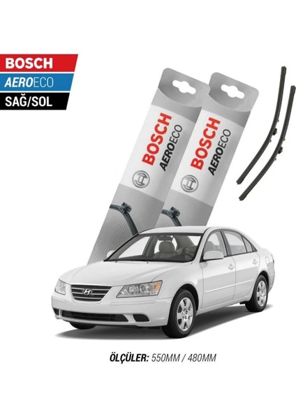 Hyundai Sonata 2010 Model Bosch Aeroeco Muz Silecek Takımı