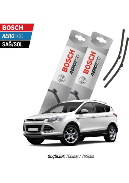 Ford Kuga 2013 Model Bosch Aeroeco Muz Silecek Takımı