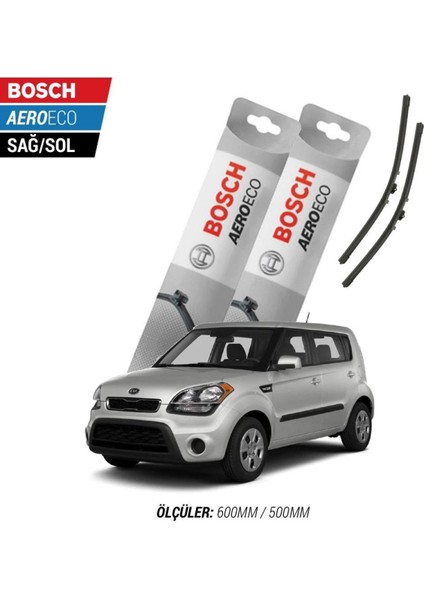 Kia Soul 2015 Model Bosch Aeroeco Muz Silecek Takımı