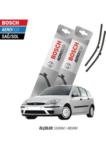 Ford Focus 1 2004 Model Bosch Aeroeco Muz Silecek Takımı